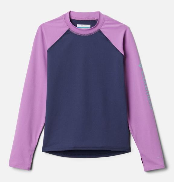 Columbia Skjorter Dreng Sandy Shores Blå Pink UIVO63128 Danmark